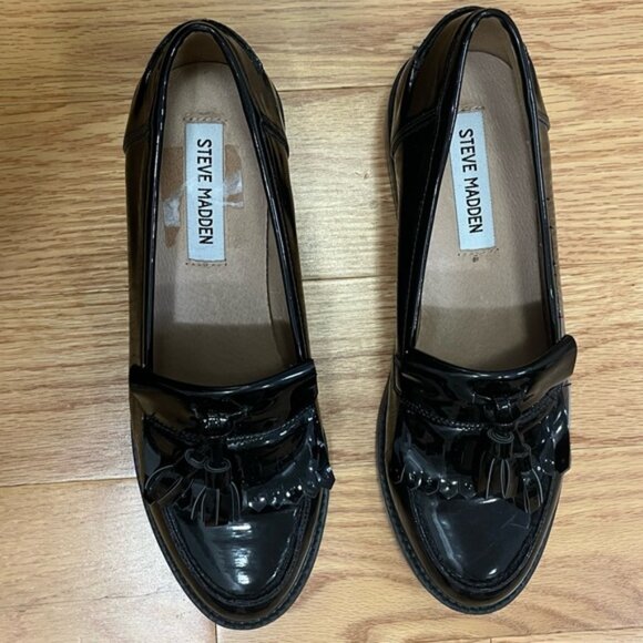 Steve adden eela lack atent eather oafers - Picture 2 of 10